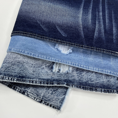 China Factory  Supplier Denim Fabric Stock Lot Jeans Raw Material Cheap Jeans Fabric Mens Shirt Fabrics 100 Cotton