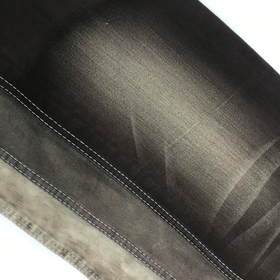 11 Oz Super Dark Black Denim Fabric for Jeans Boy Friend Style Brand Jeans Cheap Price