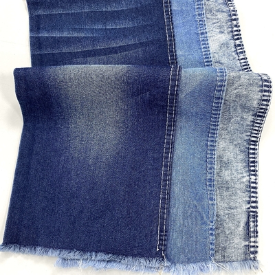 10.2oz  Stretch Denim Jeans Fabric Metallic Blue Denim Fabric for Jeans