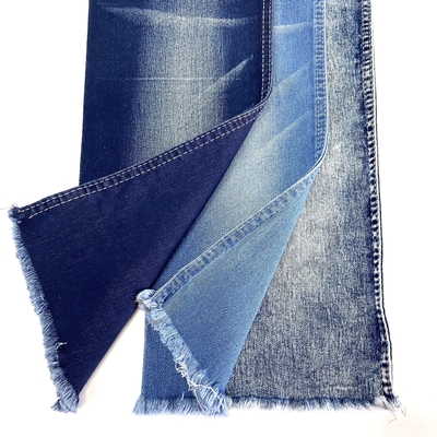 62 63 9.5oz  Stain Weave T400 Cotton Polyester Stretch Denim Fabric for Jeans Dress Skirt