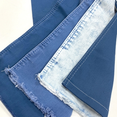 In Stock 8.9 Ounces  Stretch 73% Cotton Satin Denim Jeans Fabric for Fashion Trend Denim