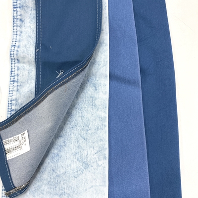 In Stock 8.9 Ounces  Stretch 73% Cotton Satin Denim Jeans Fabric for Fashion Trend Denim