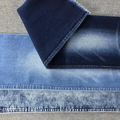 11 .7Oz High Stretch Denim Fabric Mercerizing Cotton Spandex Jeans Fabric