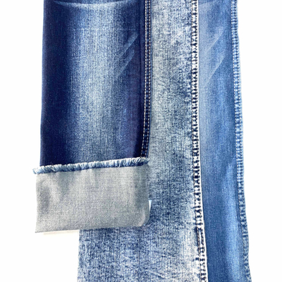 3/1 Jeans Fabric 10.5 Oz Blue Twill Big Stretch Jersey Fabric Cotton Denim Custom Conventional Cotton Denim Fabric for Jeans