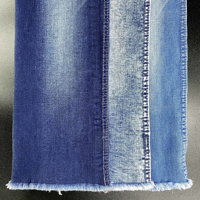 3/1 Jeans Fabric 10.5 Oz Blue Twill Big Stretch Jersey Fabric Cotton Denim Custom Conventional Cotton Denim Fabric for Jeans
