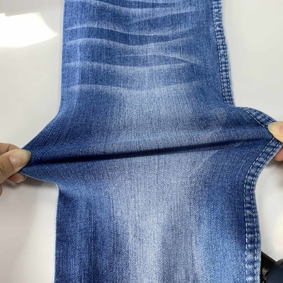3/1 Jeans Fabric 10.5 Oz Blue Twill Big Stretch Jersey Fabric Cotton Denim Custom Conventional Cotton Denim Fabric for Jeans