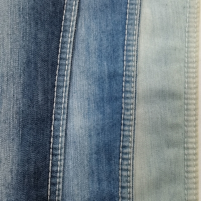 9.4Oz Crosshatch Slub Heavy Denim Fabric Cotton Polyester Stretch Jeans Fabric for Men