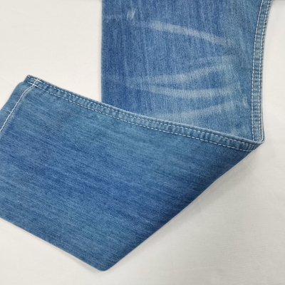 9.4Oz Crosshatch Slub Heavy Denim Fabric Cotton Polyester Stretch Jeans Fabric for Men