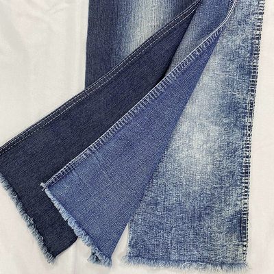 Knit Like Textile Denim Jeans Fabric Cotton Polyester Indigo Denim Fabric for Jeans