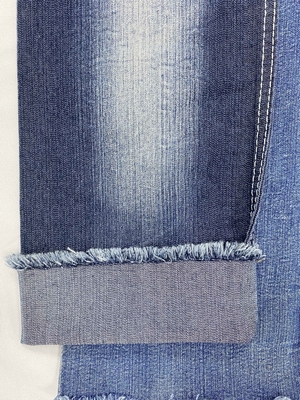 Knit Like Textile Denim Jeans Fabric Cotton Polyester Indigo Denim Fabric for Jeans