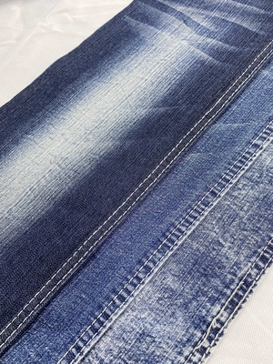 Knit Like Textile Denim Jeans Fabric Cotton Polyester Indigo Denim Fabric for Jeans