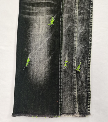 Black Color Denim Fabric Coolmax Sorbtek Moisture Management Wicking Performance Air Permeability Insulation Denim Fabric