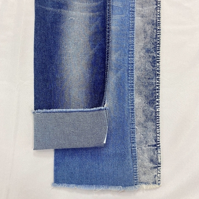 Plain Textile French Terry Indigo Knitted Denim Types of Jean Pants Stock Fabrics