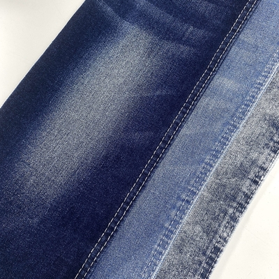 Cotton Denim Indigo Dyed Woven Fabric Washed Raw Denim Jean Cloth Fabrics