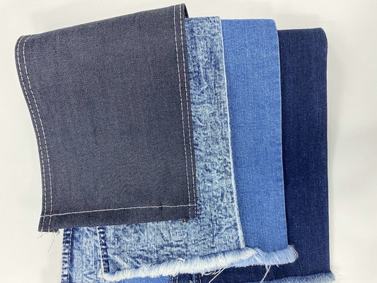 Hot Sell Item 10 Oz Dark Blue 99% Cotton 1% Spandex High Stretch Denim Fabric for Jeans Buy From China
