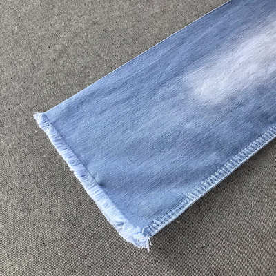 Jeans Industrial Denim Fabric for Work Wear Denim Uniform Indigo Tricot Knitted 2811 YARN DYED TWILL Polyester / Cotton 170