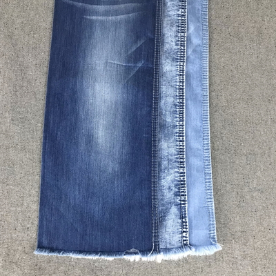 Jeans Industrial Denim Fabric for Work Wear Denim Uniform Indigo Tricot Knitted 2811 YARN DYED TWILL Polyester / Cotton 170