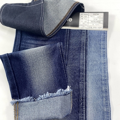 13.5oz Rigid Denim Blue 180cm Cotton Polyester  Jacket Denim Fabric