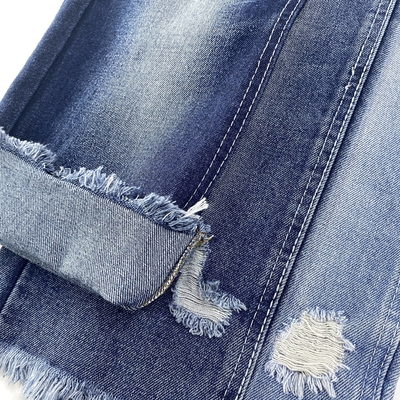 13.5oz Rigid Denim Blue 180cm Cotton Polyester  Jacket Denim Fabric