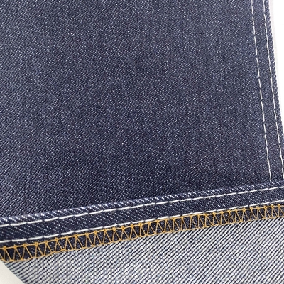 13.5oz Rigid Denim Blue 180cm Cotton Polyester  Jacket Denim Fabric