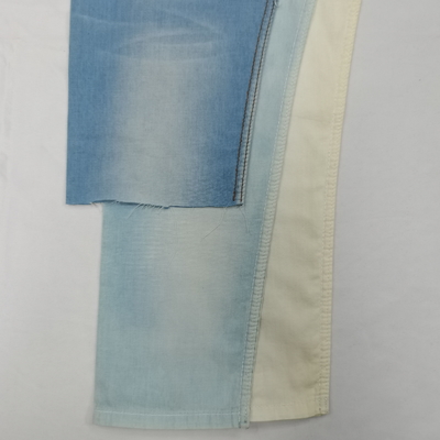 98% Cotton 2% Spandex 9.5 Oz White Denim Jeans Fabric