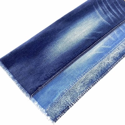 Lightweight 100% Cotton Denim Fabric Textile Indigo Twill Knitted with Tricot Style for Boys and Girls
