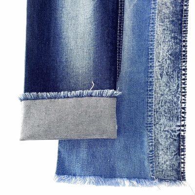 Lightweight 100% Cotton Denim Fabric Textile Indigo Twill Knitted with Tricot Style for Boys and Girls