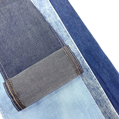 Raw Washed Selvedge Knitted Cotton Denim Jean Fabric Manufacture Stock Lot High Quality Stretch Denim Fabric Wholesale Prices