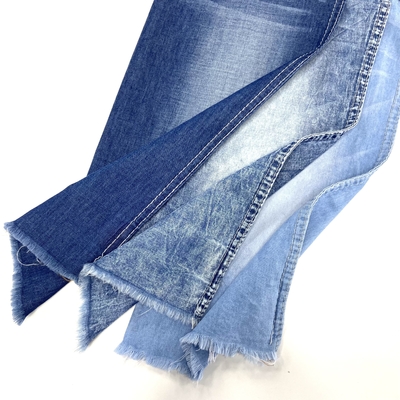 Raw Washed Selvedge Knitted Cotton Denim Jean Fabric Manufacture Stock Lot High Quality Stretch Denim Fabric Wholesale Prices