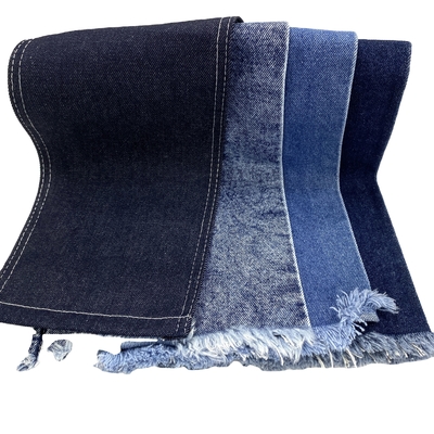 Good Quality 13oz Recycled 100 Cotton Non Spandex Woven Twill Fabric Jeans Wash Faded Denim Fabric