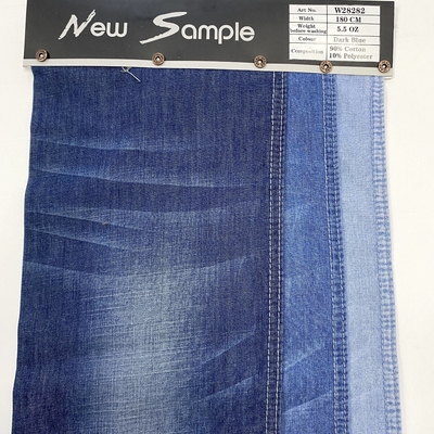 100% Cotton 21+18*21+18 Cross  Raw Tela Woven Denim Fabric Indigo Blue Roll of Denim Fabric Print