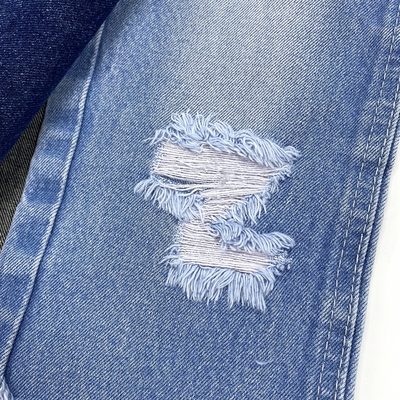 Custom 13.5oz Dk Indigo Luxury Natural Denim Knit Fabric Export 100% Cotton