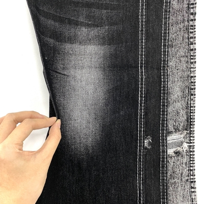 Factory 100% Cotton Denim Fabric Jet Black Denim Clothing Fabric Cloth for Wholesale