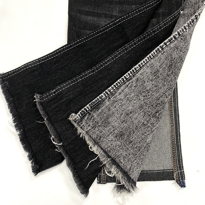 Factory 100% Cotton Denim Fabric Jet Black Denim Clothing Fabric Cloth for Wholesale