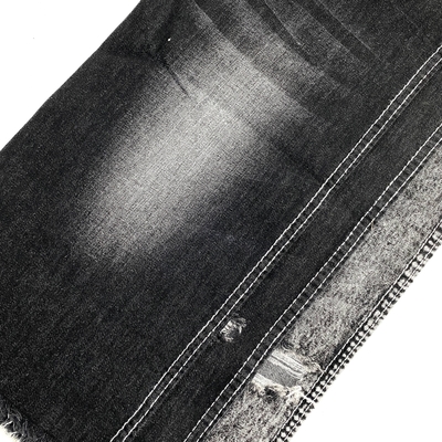Factory 100% Cotton Denim Fabric Jet Black Denim Clothing Fabric Cloth for Wholesale