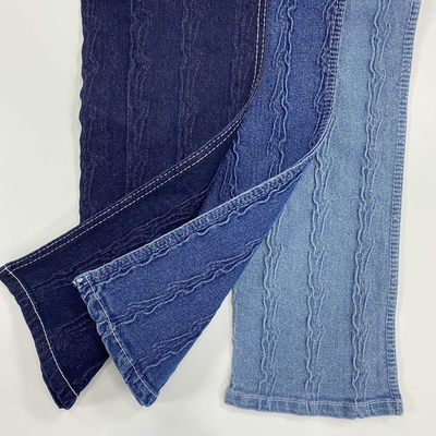 Men Jeans Elastic Slub Cotton Stretch Denim Fabric Textile for wrangler Jeans Wholesale