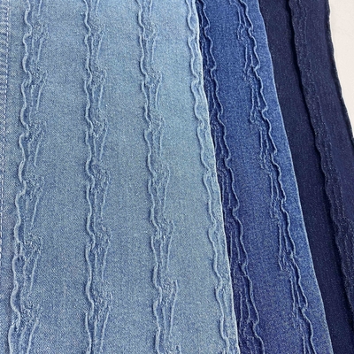 Men Jeans Elastic Slub Cotton Stretch Denim Fabric Textile for wrangler Jeans Wholesale