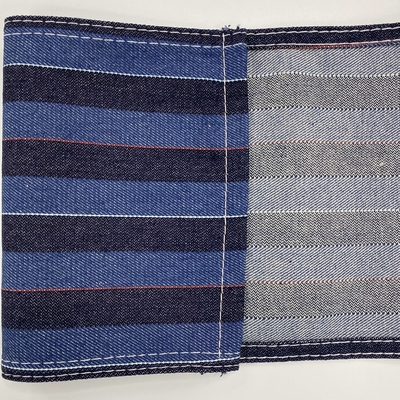 Fabric for Garment China Stripe Cotton Polyester Spandex Knitting Slub Denim Tricot Woven YARN DYED Tela Para Jeans Denim Fabric
