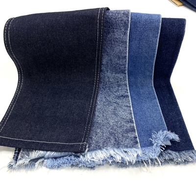Fabric Denim Clothing Suppliers Cotton Denim Fabric for Jeans Raw Unwahsed Chinese Tricot Woven YARN DYED Stock Lot Denim Fabric