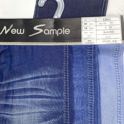 7oz 100%  Lyocell Denim Fabric 2/1 for Shirt