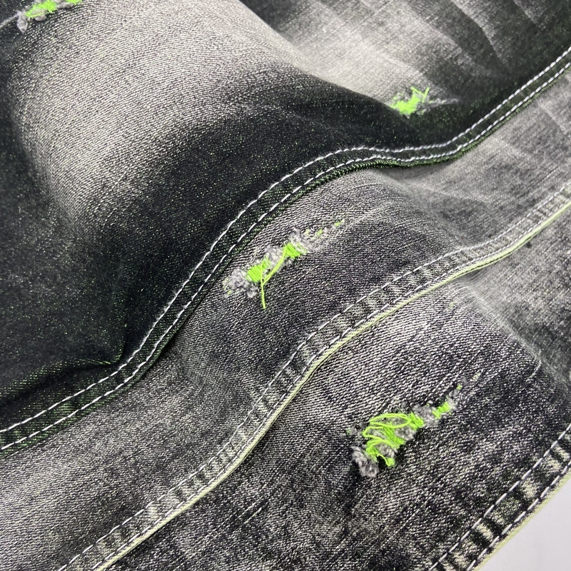 Hot Selling Denim Fabric Special Back Color Stretch Denim Fabric Men's and Women's Clothing Fabric