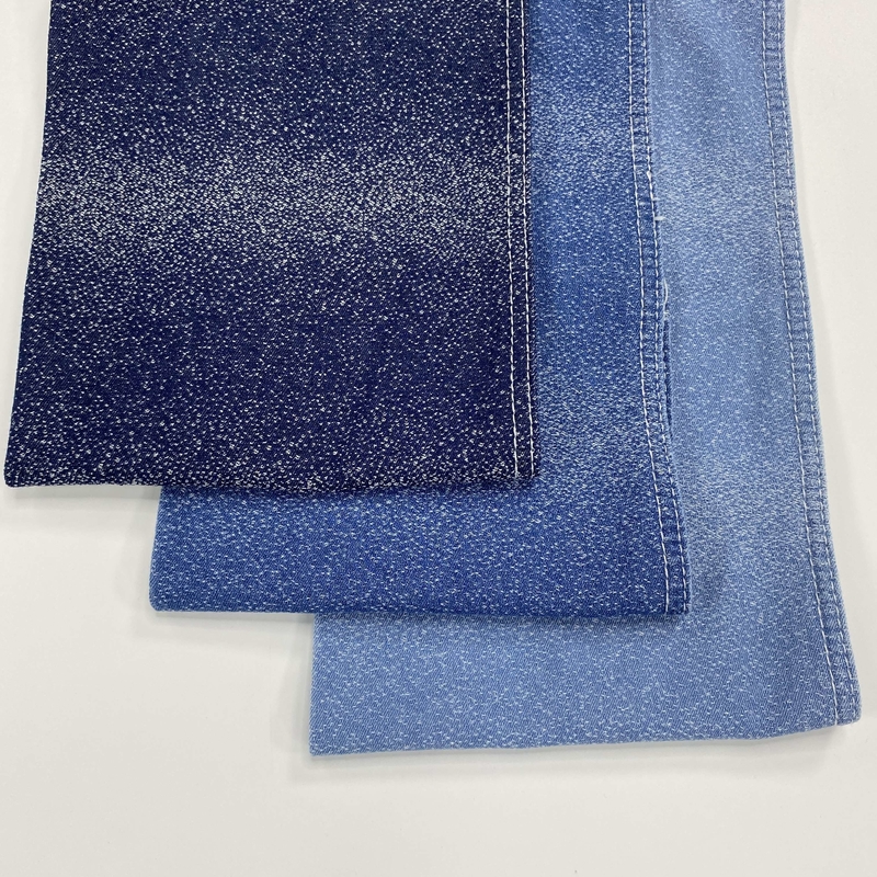 Denim Eyelet Muslin Lace Flower Gauze Embroidery Fabric on Shirts for Clothes Denim Embroidery Fabric