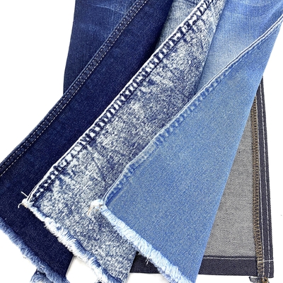 Chinese Oem Stock 11 oz Pure Cotton Polyester Elastane Denim Wholesale Print Fabric Stocklot Denim Fabric Supplier Cheap Price
