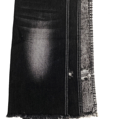 Factory 100% Cotton Denim Fabric Jet Black Denim Clothing Fabric Cloth for Wholesale